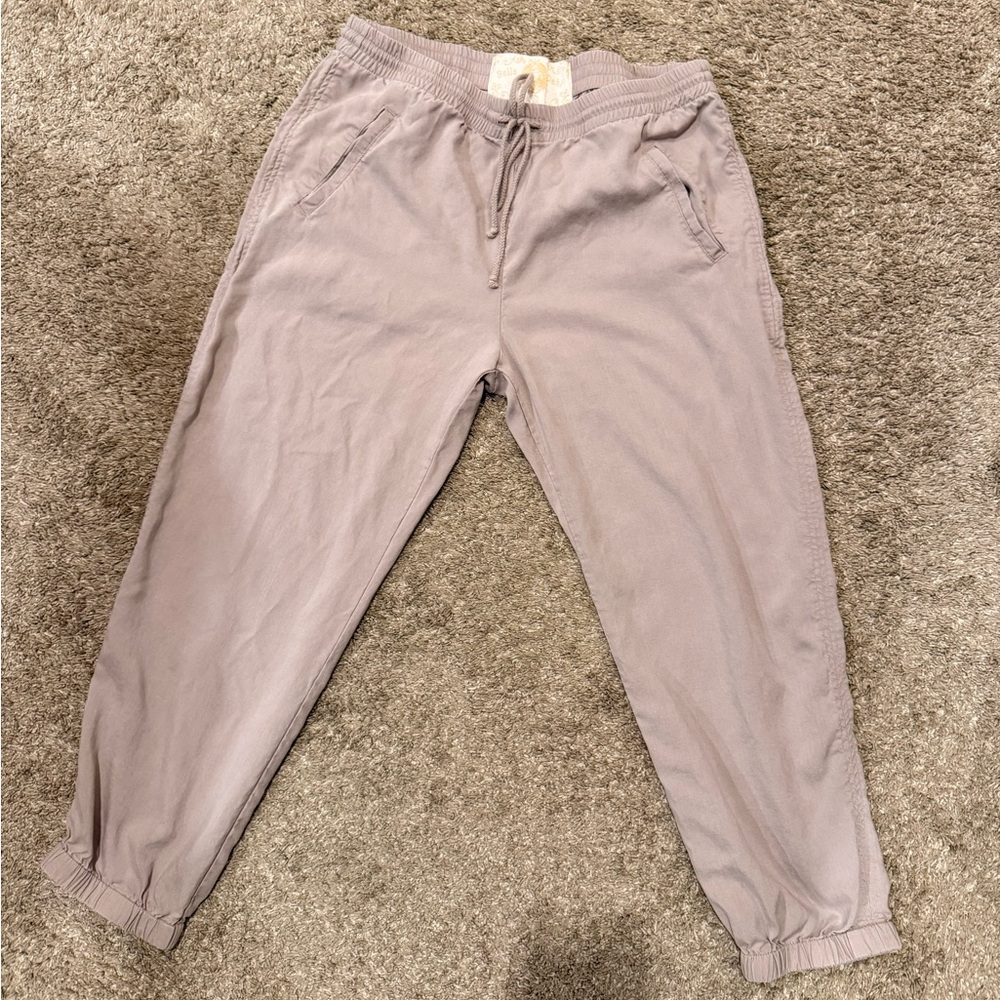 Bella Dahl Beige Jogger Pants